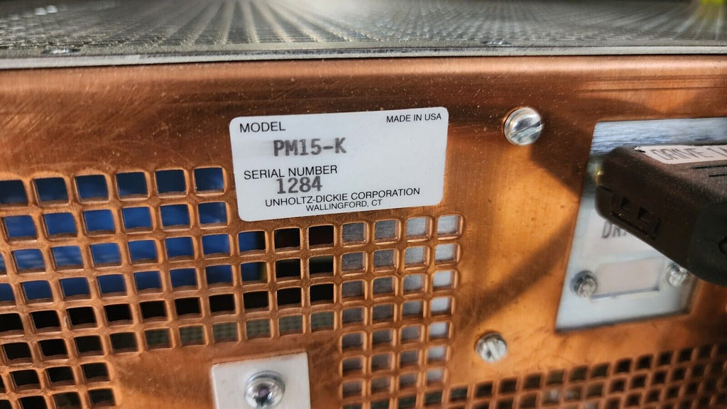Unholtz Dickie MC15 SA15-S452/ST Shaker Table Power Amplifier Cabinet PM15-K