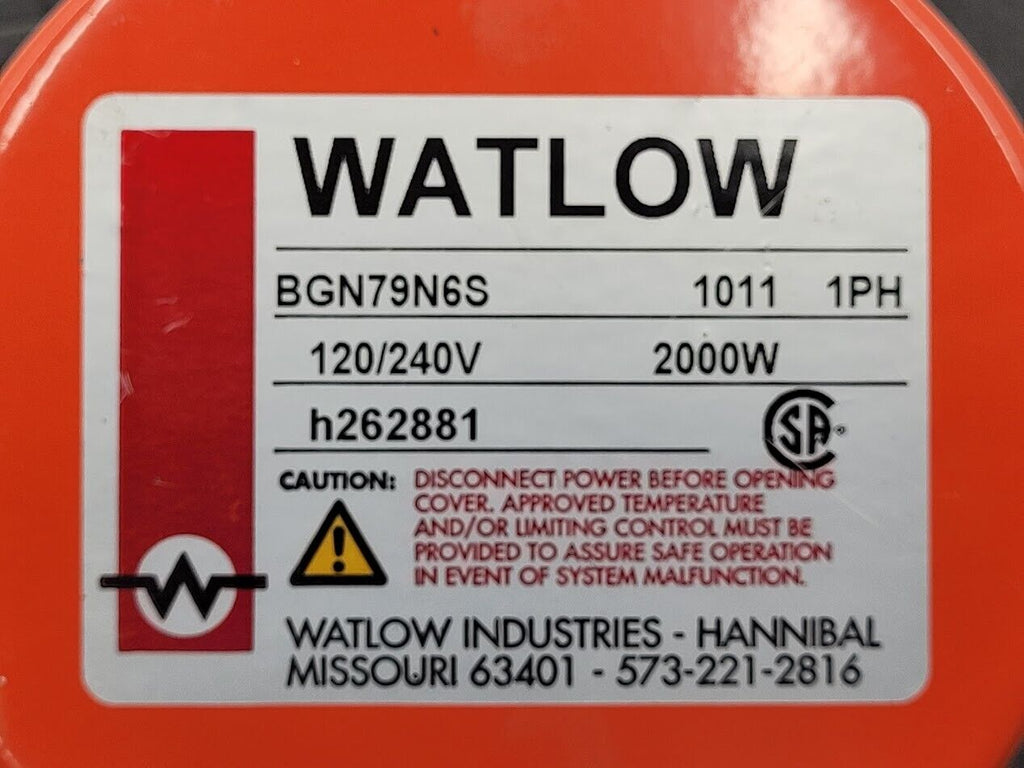Watlow BGN79N6S Immersion Heater 2000W 2kW 120/240V 1PH