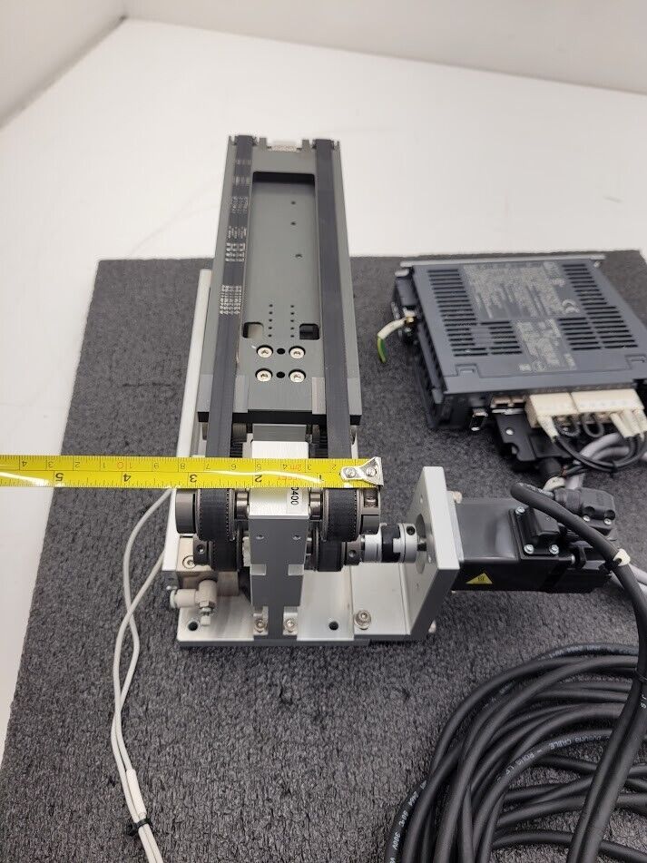 Mitsubishi 100W Servo Extendable Pneumatic Conveyor System HF-KP13 + MR-J3-10A B