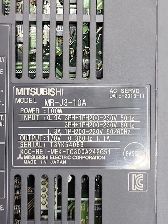 Mitsubishi 100W Servo Extendable Pneumatic Conveyor System HF-KP13 + MR-J3-10A B