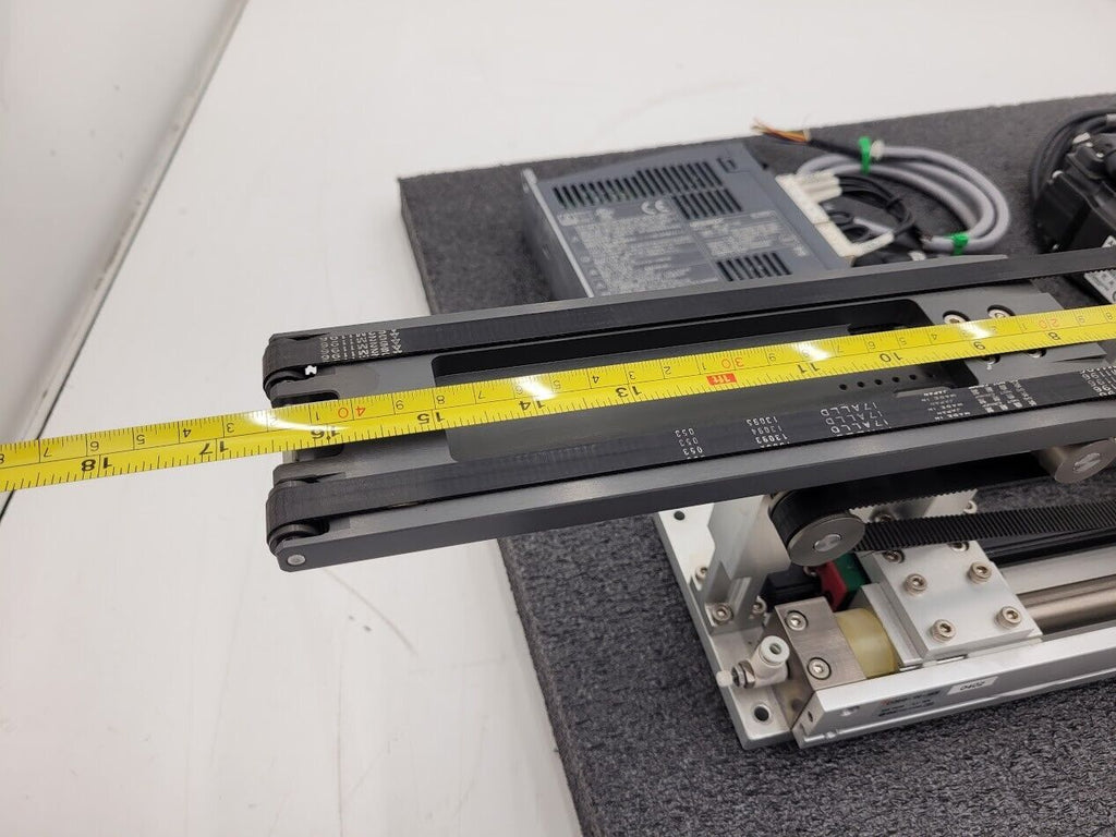 Mitsubishi 100W Servo Extendable Pneumatic Conveyor System HF-KP13 + MR-J3-10A B