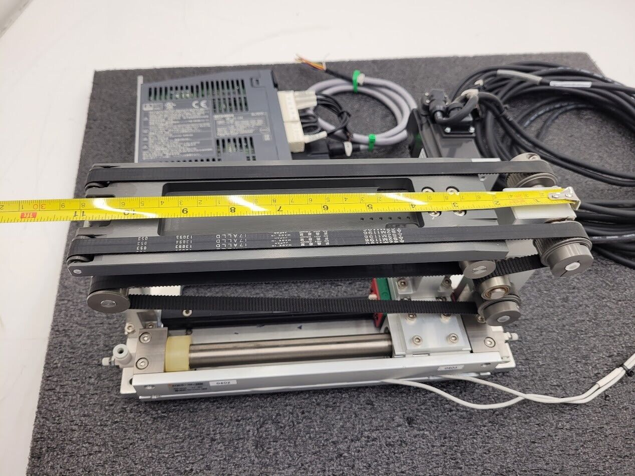 Mitsubishi 100W Servo Extendable Pneumatic Conveyor System HF-KP13 + MR-J3-10A B
