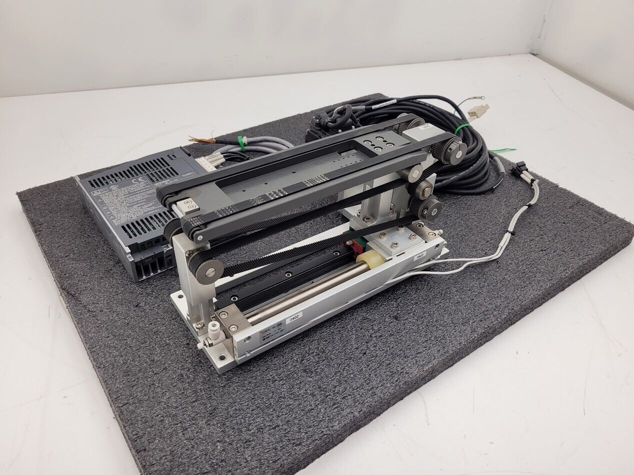 Mitsubishi 100W Servo Extendable Pneumatic Conveyor System HF-KP13 + MR-J3-10A B