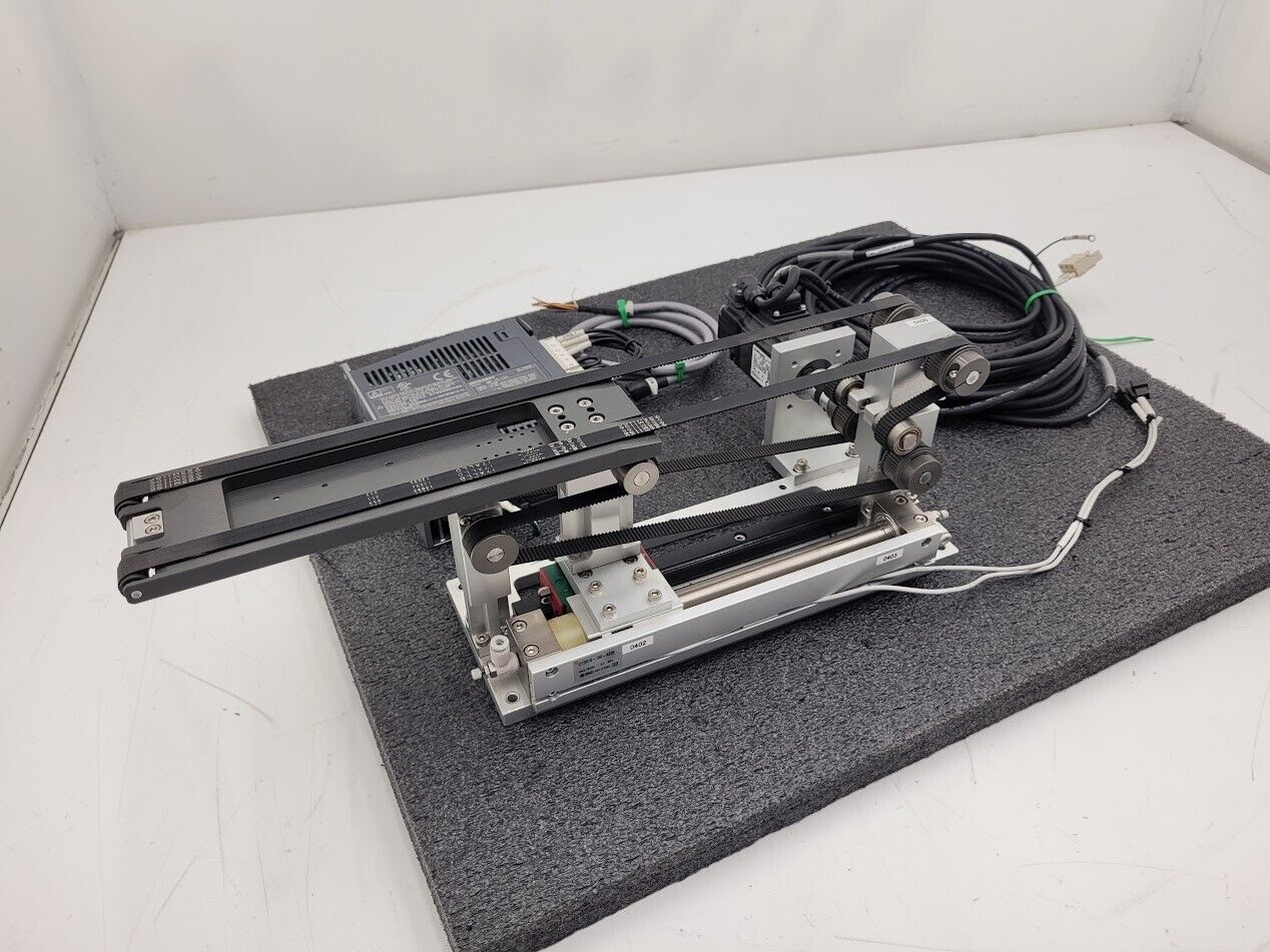 Mitsubishi 100W Servo Extendable Pneumatic Conveyor System HF-KP13 + MR-J3-10A B