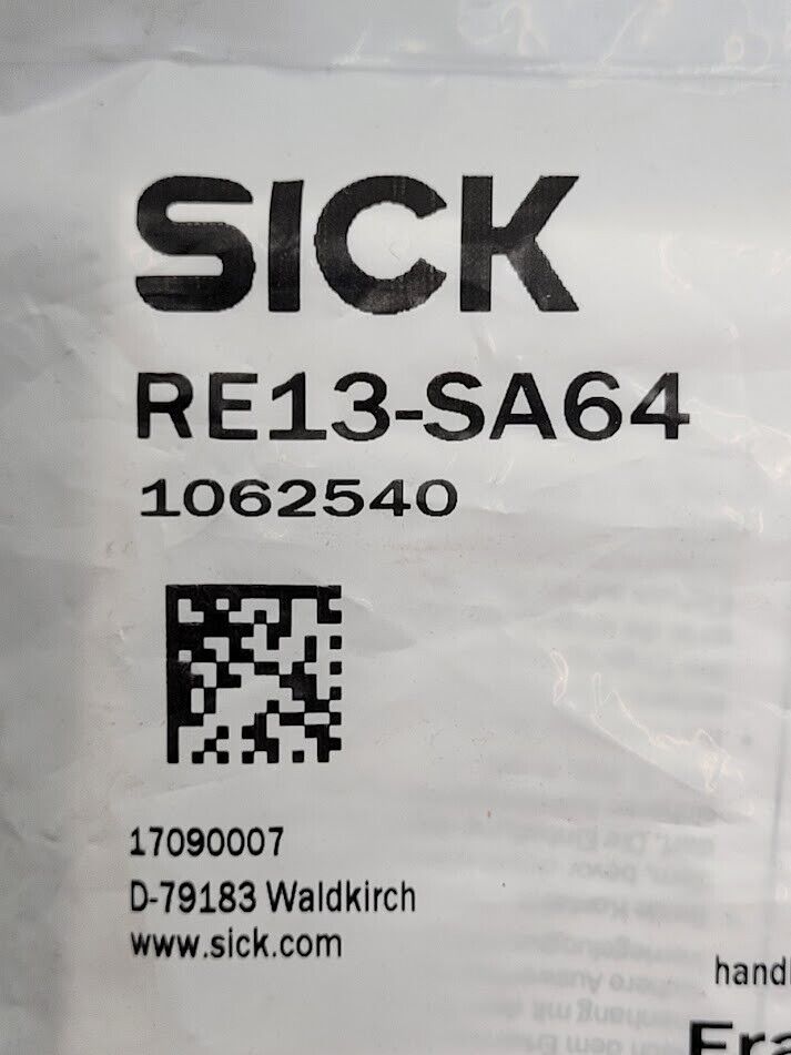 6x Sick RE13-SA64 Magnetic Reed Switch Magnet NO/NC Cable Connector Flange Mount