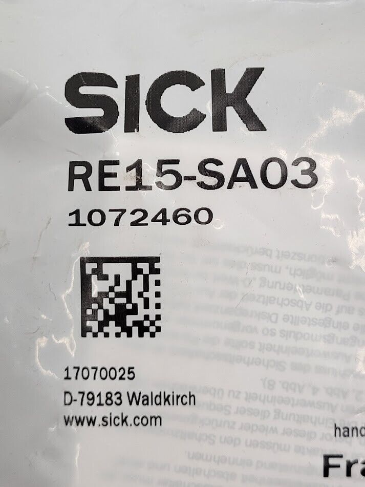 4x Sick RE15-SA03 Magnetic Reed Switch Magnet NO/NC Cable Connector Flange Mount