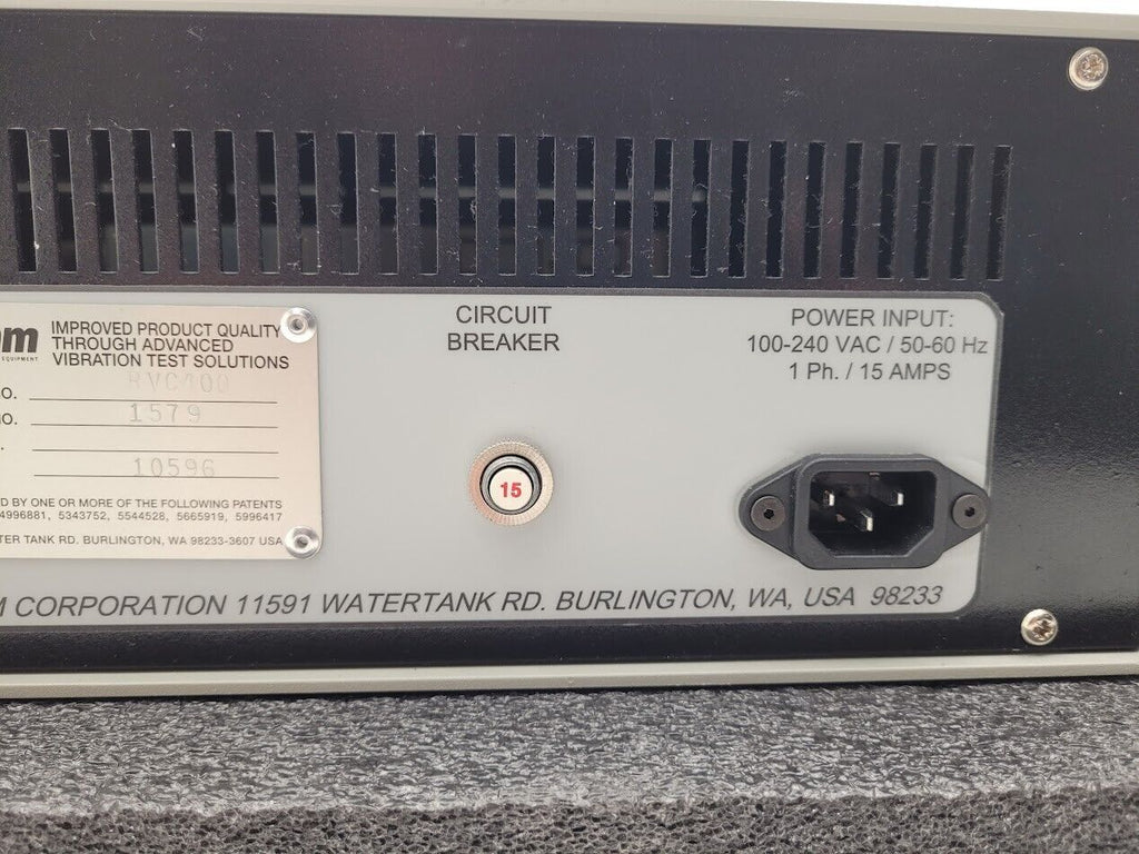 Team Vibration Testing Equipment RVC400 Servo Drive Amplifier 100-240VAC Input