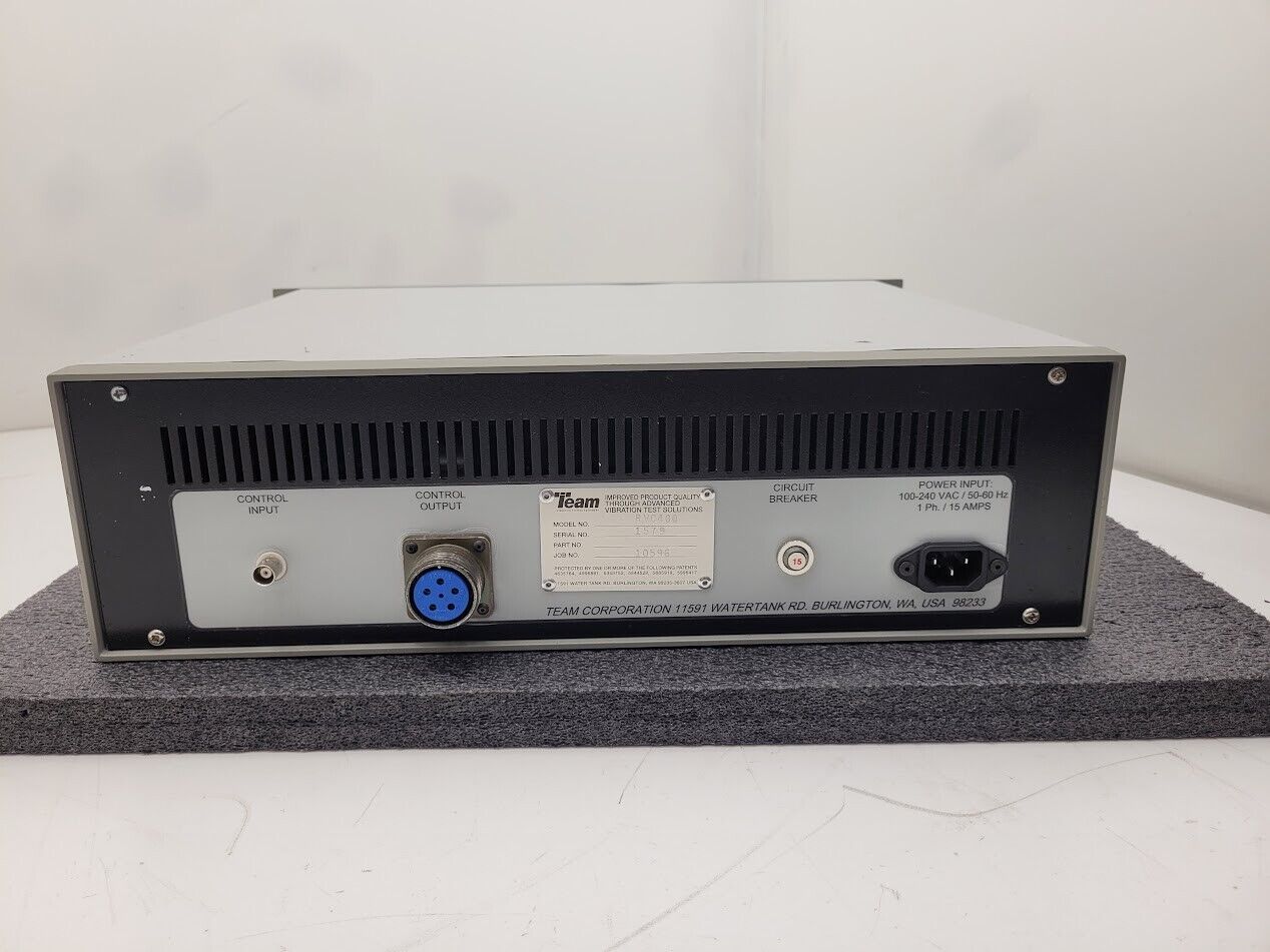 Team Vibration Testing Equipment RVC400 Servo Drive Amplifier 100-240VAC Input