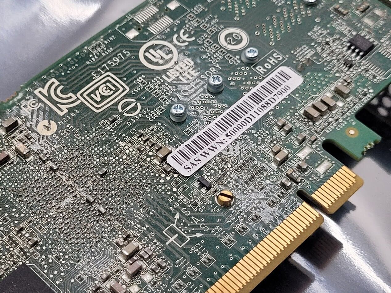 Dell Adaptec RAID PCI-E 16-Port 12Gb SAS Controller HBA ASR-8885 2277000-R 24VP1