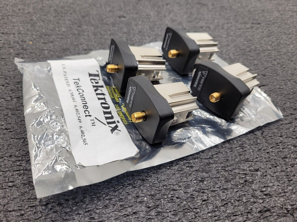 Lot of 4x Tektronix TCA-SMA TekConnect-to-SMA Adapter 50 Ohms/DC TO 18GHZ