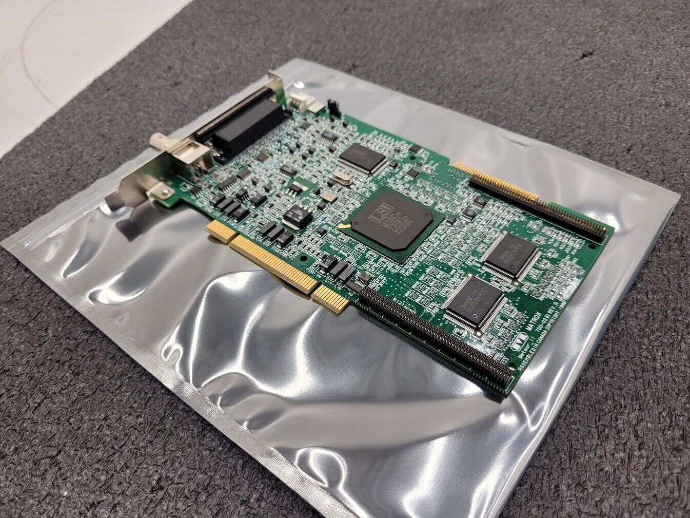 Matrox Meteor-II METEOR2/4 750-0201 Rev. A PCI Frame Grabber Card Working Pull