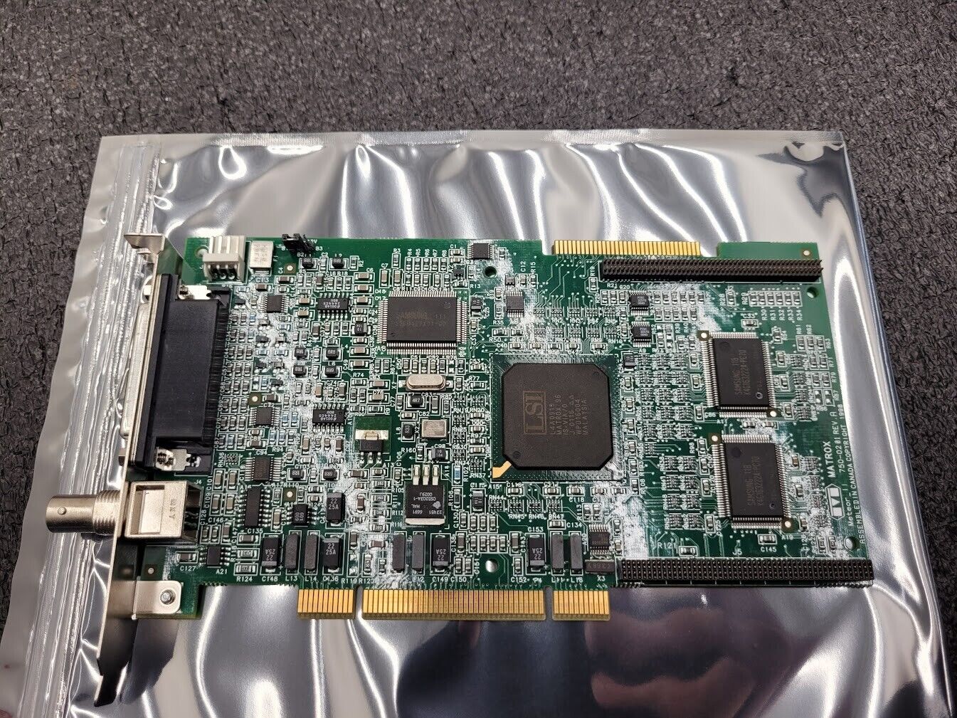 Matrox Meteor-II METEOR2/4 750-0201 Rev. A PCI Frame Grabber Card Working Pull