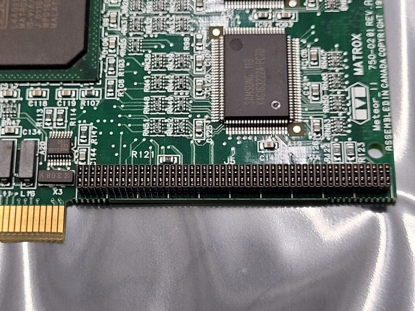 Matrox Meteor-II METEOR2/4 750-0201 Rev. A PCI Frame Grabber Card Working Pull