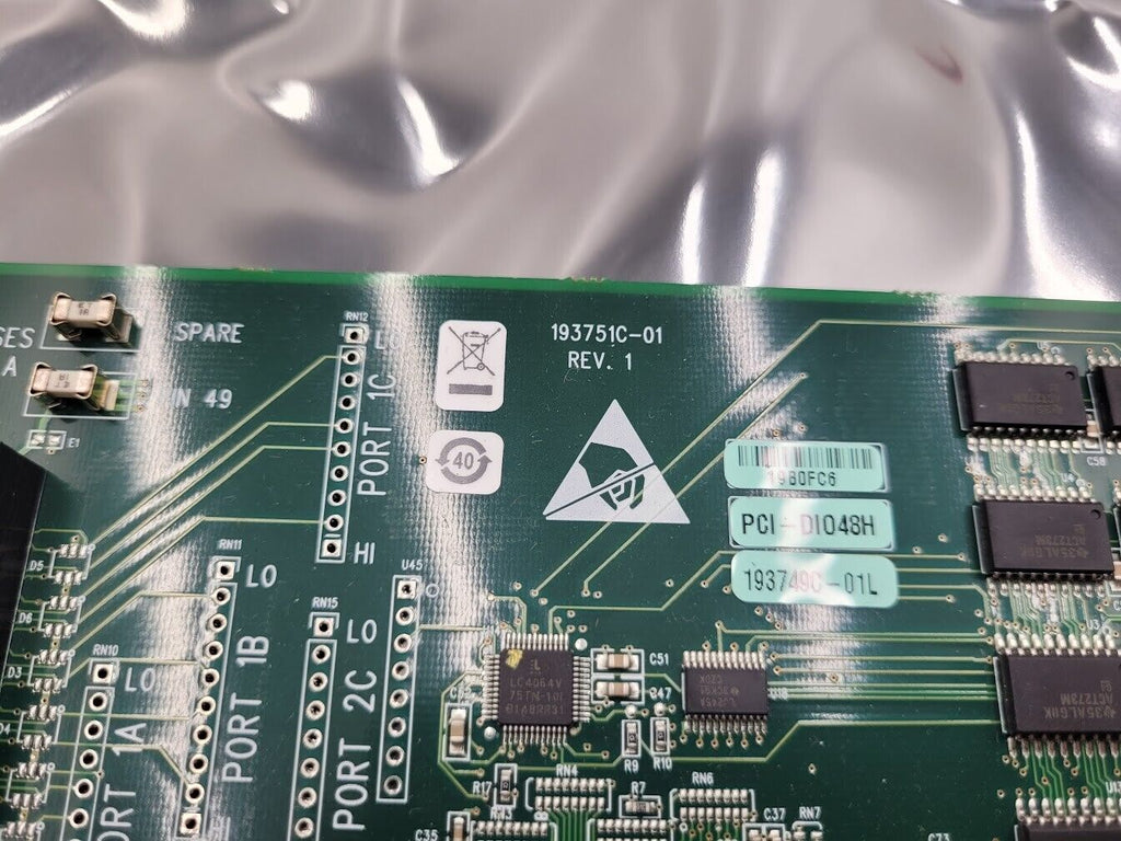 National Instruments PCI-DIO48H 193749C-01 48-channel 64mA high-drive digital IO