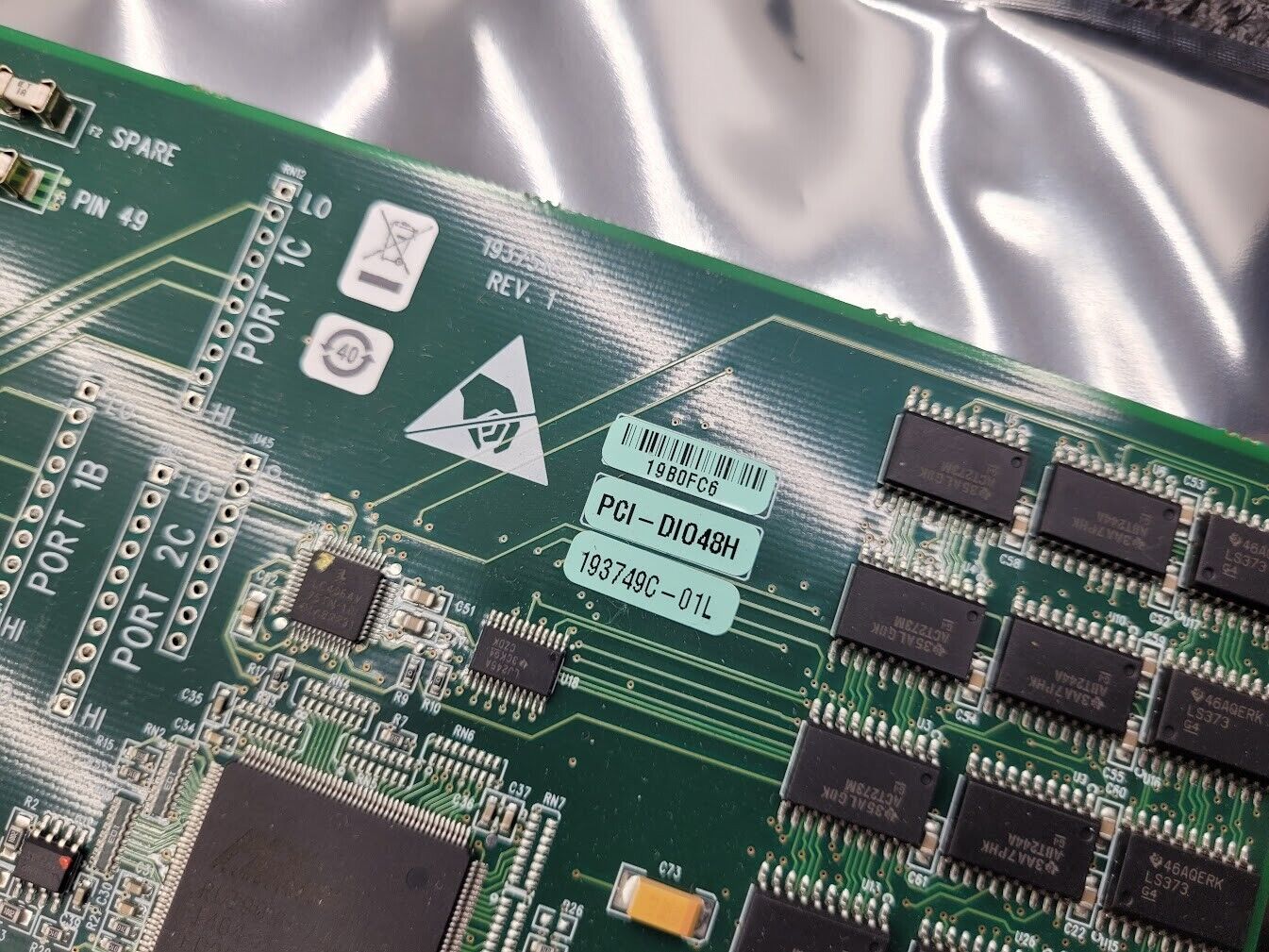 National Instruments PCI-DIO48H 193749C-01 48-channel 64mA high-drive digital IO