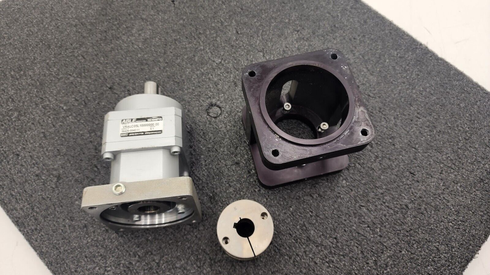 Shimpo Nidec Able Reducer VRALC05L 5:1 Ratio w/ Adapter 16mm Output 19mm Input