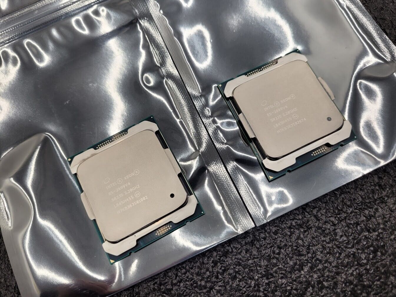 Matched Pair of Intel XEON E5-2699V4 2.2 GHz 22 Core Processors Processor