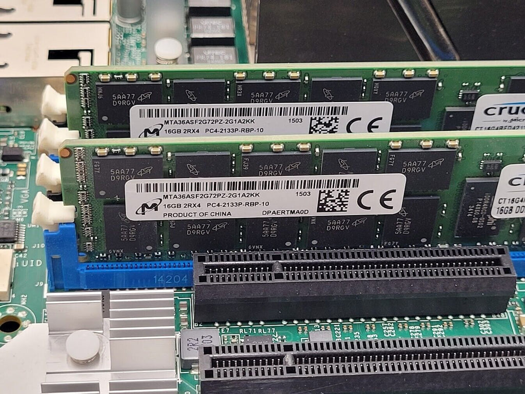 Supermicro X10DRH-CT Dual XEON E5-2620V3 64GB ECC Ram 10GbE E-ATX Motherboard