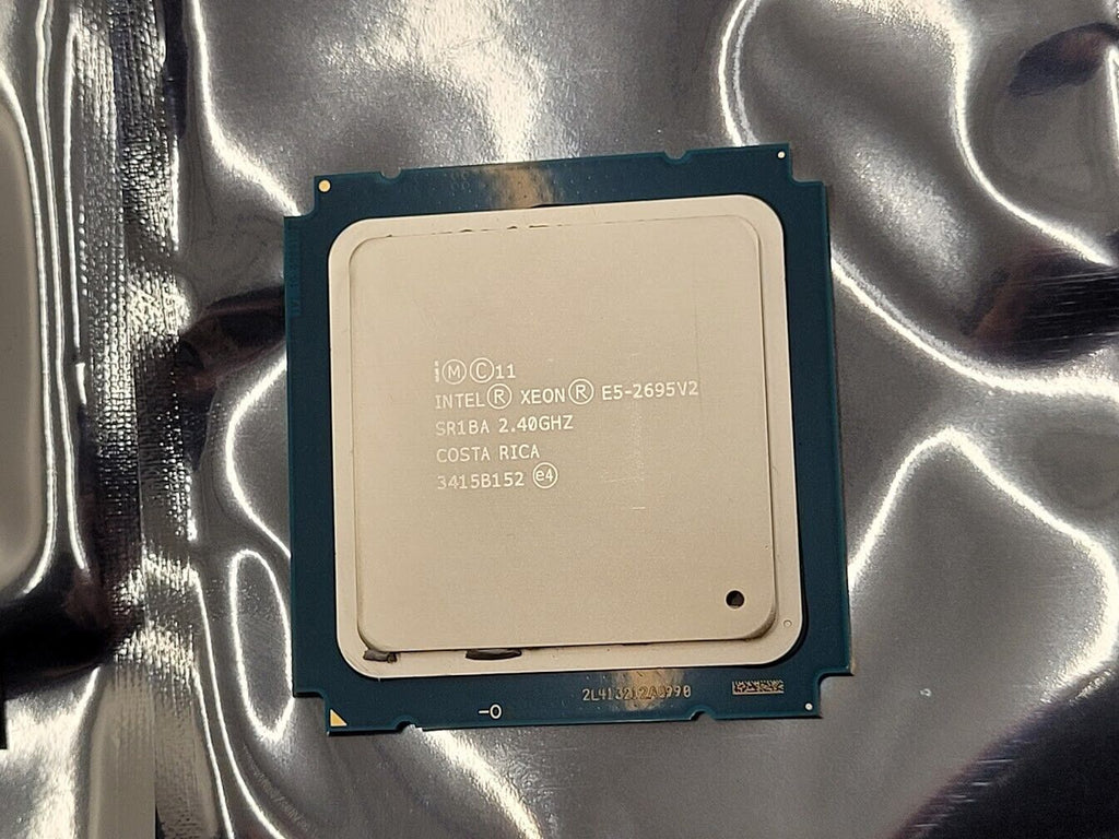 Pair of 2x Intel SR1BA Xeon E5-2695 v2 2.4 GHz LGA 2011 Server CPU