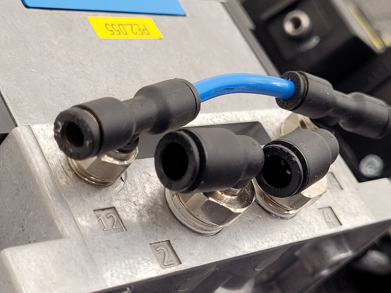 2x Festo Dual Pneumatic Valve Block JMN1DH-5/2- D-1-S-C 159717 -13-230 psi INPUT