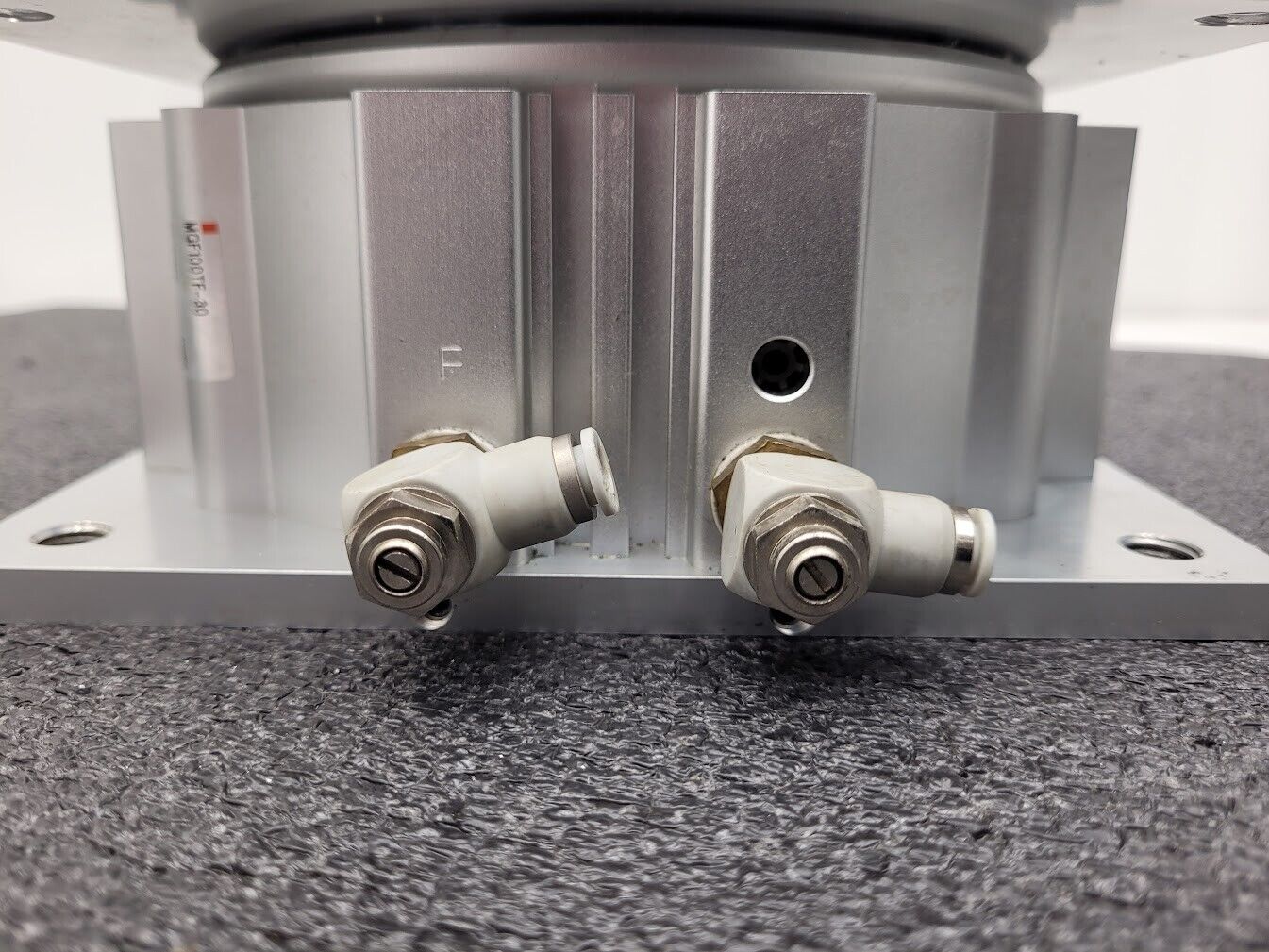 SMC MGF100TF-30 Low Profile Compact Guided Guide Pancake Cylinder w/ Sensors