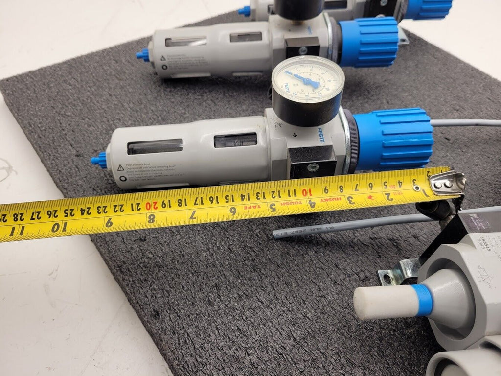 Lot 5 of Festo Pneumatic Solenoid Valve Regulator Manifold Robot Control 24VDC B