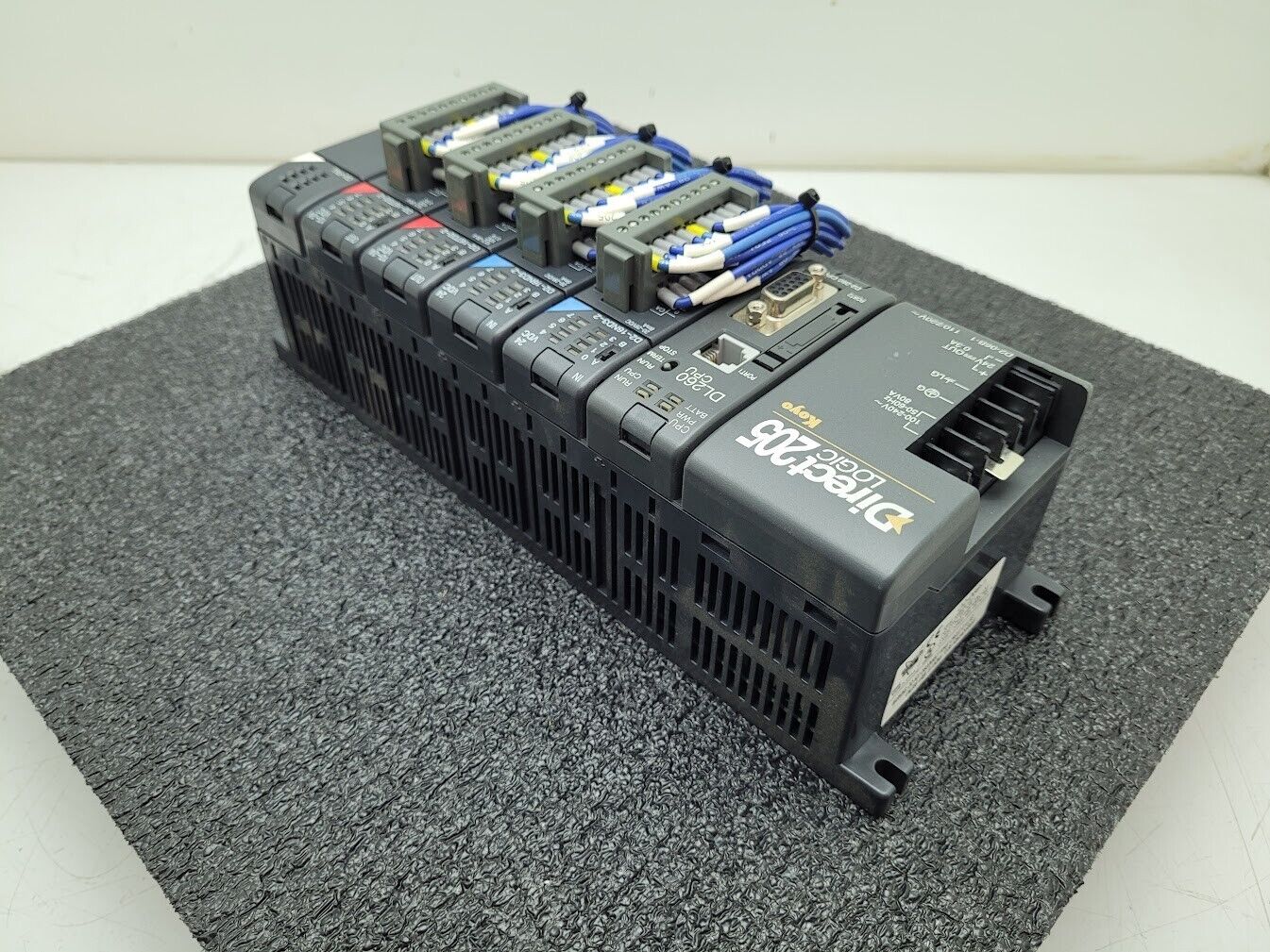 Automation Direct Logic 5 Slot PLC System 205 Koyo DL260 CPU + 4 Modules