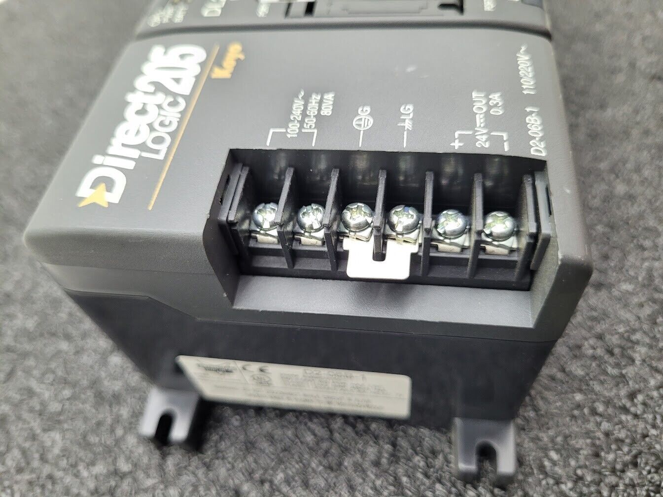 Automation Direct Logic 5 Slot PLC System 205 Koyo DL260 CPU + 4 Modules