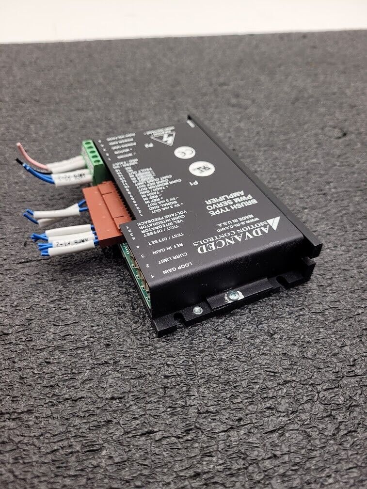 Advanced Motion Control 12A8K PWM Brush Type Servo Amplifier 27233 0146 X05