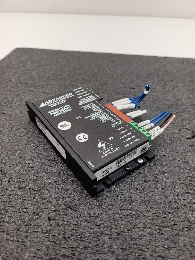 Advanced Motion Control 12A8K PWM Brush Type Servo Amplifier 29518 0242 X05