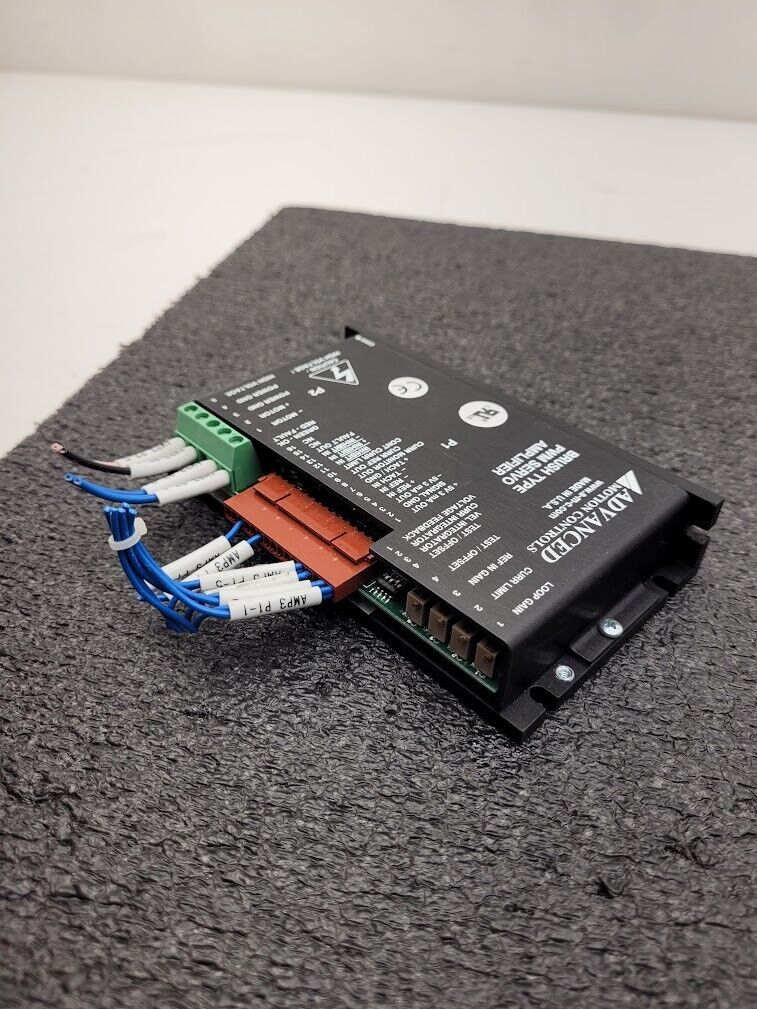 Advanced Motion Control 12A8K PWM Brush Type Servo Amplifier 29518 0242 X05