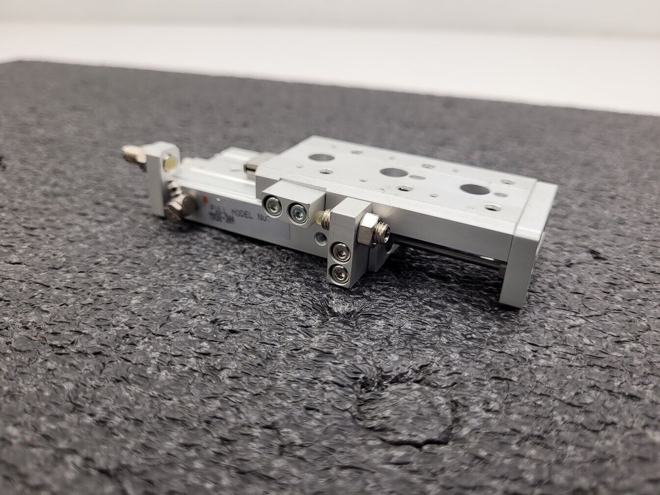 SMC MXS6-30A Pneumatic Cylinder Linear Air Slide Table Actuator w/ Stops