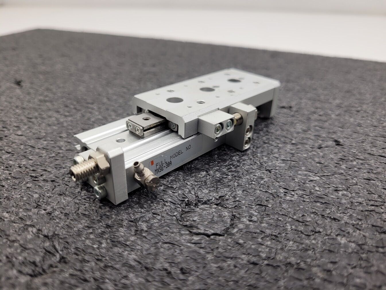 SMC MXS6-30A Pneumatic Cylinder Linear Air Slide Table Actuator w/ Stops