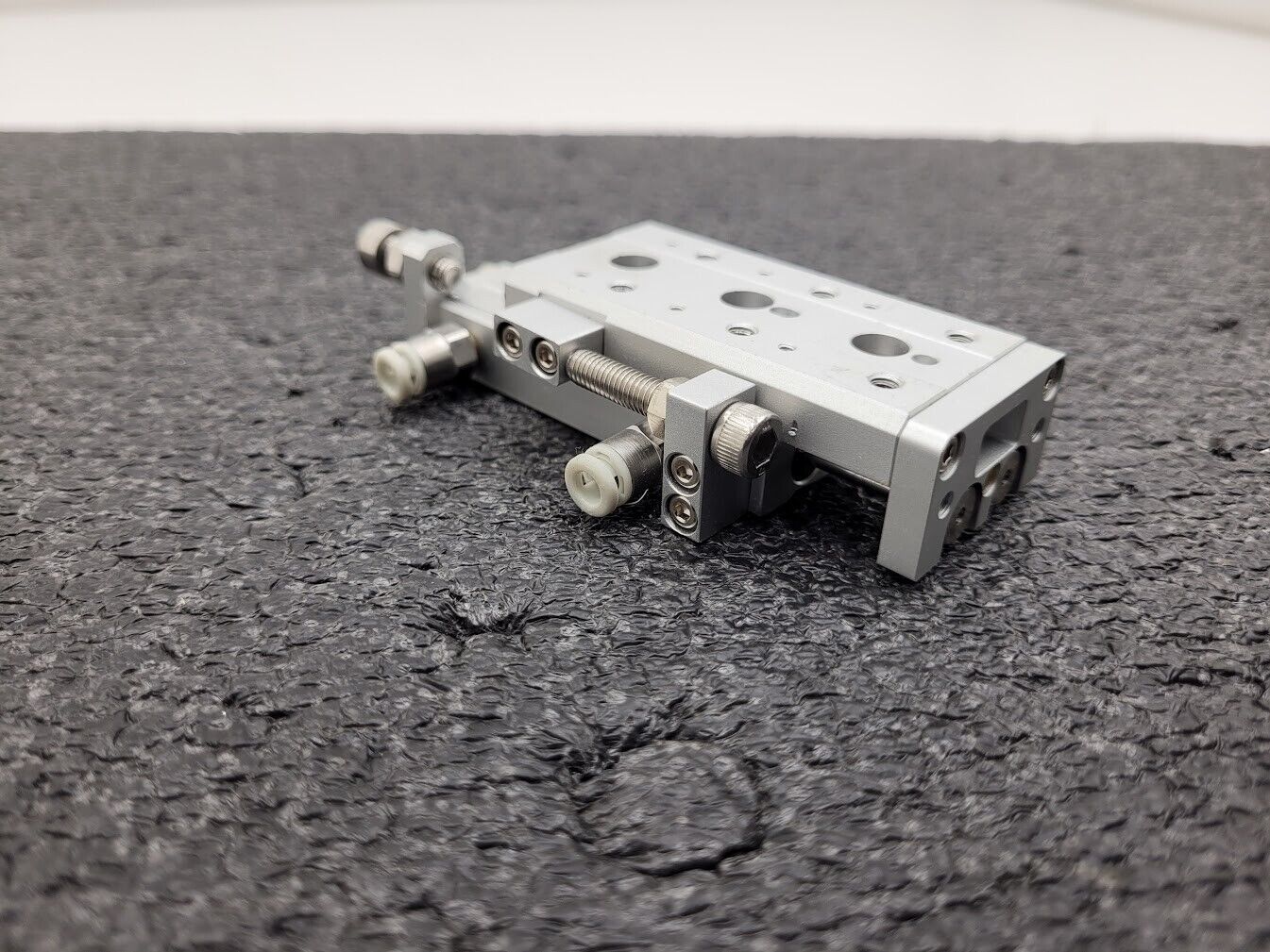 SMC MXS6-30 Pneumatic Cylinder Linear Air Slide Table Actuator w/ Stops