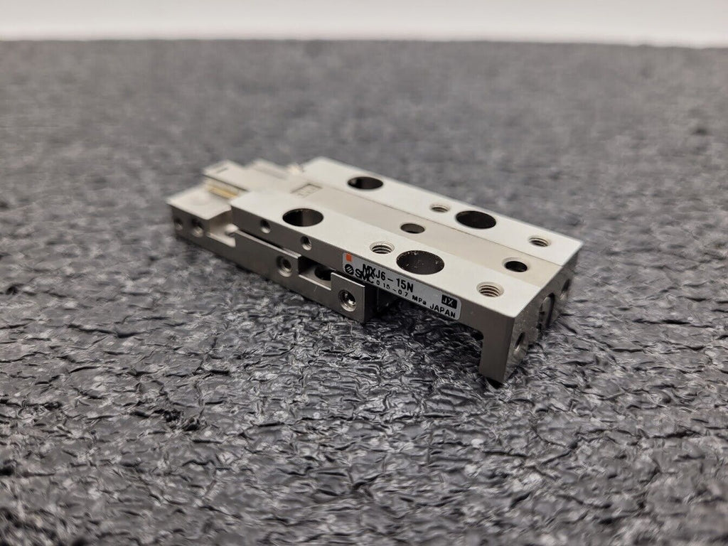SMC MXJ6-15N Linear Guided Air Slide Cylinder Pneumatic Table Cleanroom