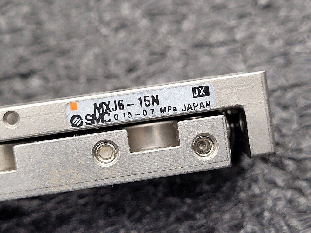 SMC MXJ6-15N Linear Guided Air Slide Cylinder Pneumatic Table Cleanroom