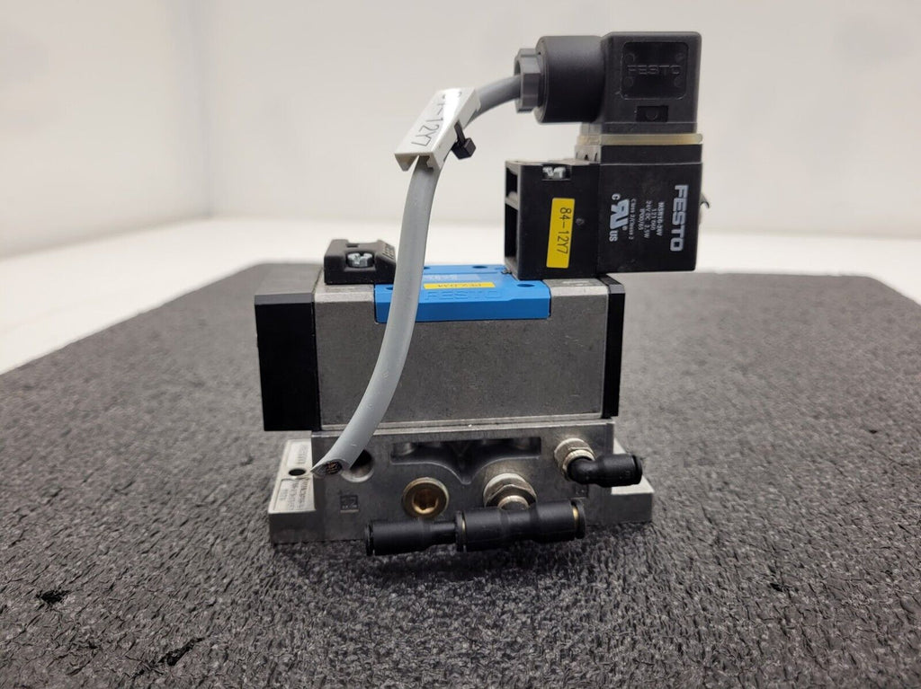 Festo Pneumatic Valve Block MN1H-5/2-D-1-FR-S-C -13 to 240 psi INPUT 159716