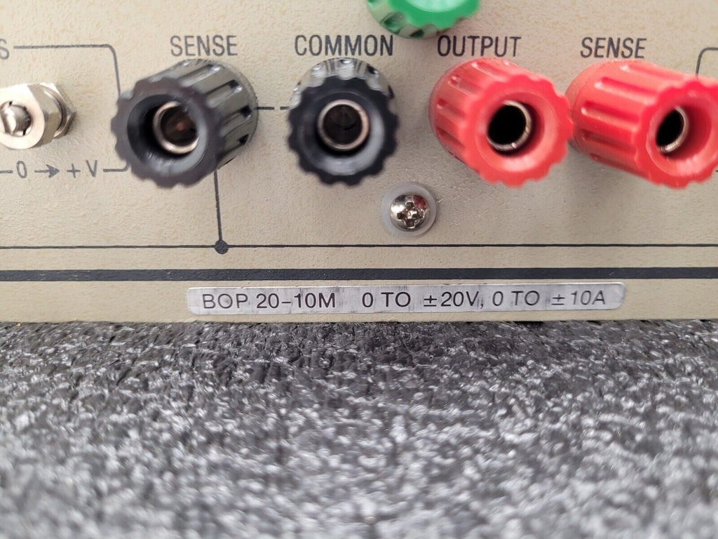 Kepco BiPolar Operational Power Supply / Amplifier BOP 20-10M 200W 20VDC 10 A