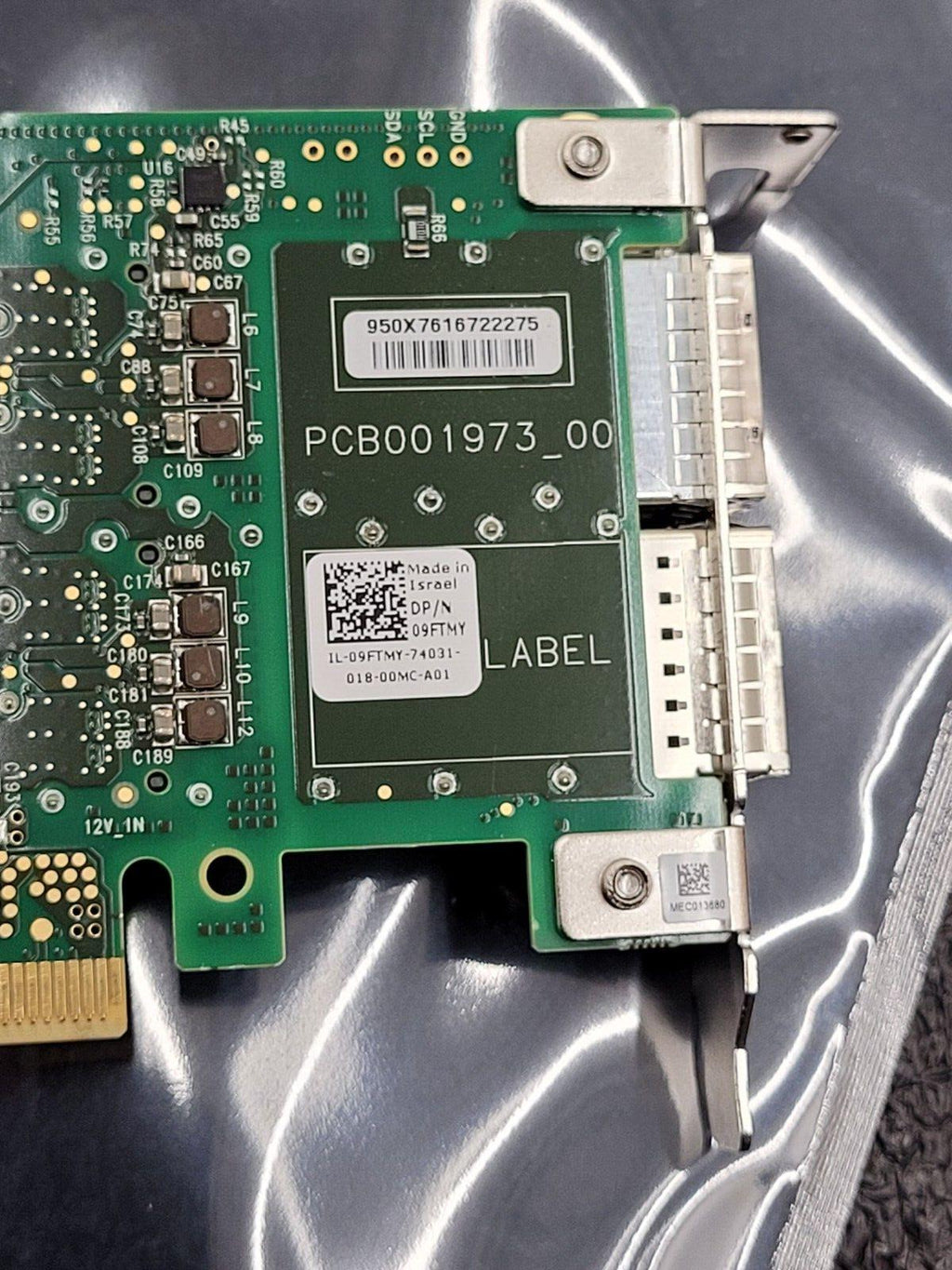 Dell Mellanox ConnectX-5 2x 100Gb QFSFP28 NIC LP Bracket 9FTMY