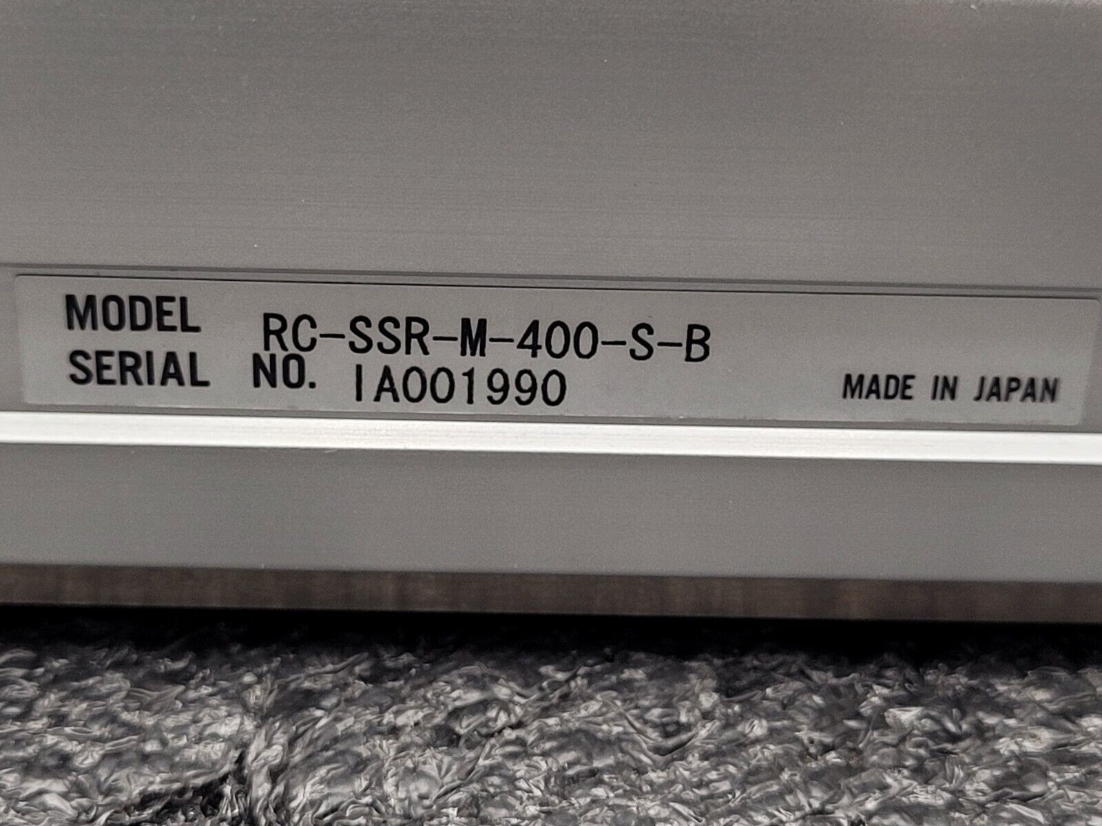 IAI Linear Actuator RC-SSR-M-400-S-B and Drive RCA-S-SSR 400mm Travel