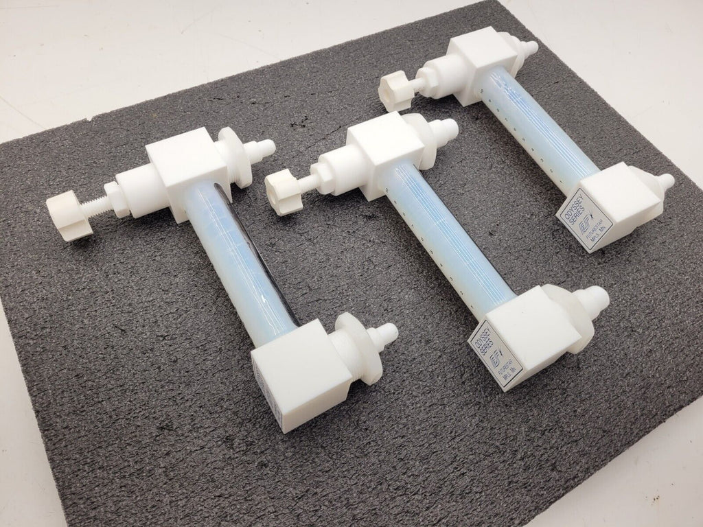 3x FutureStar 218-005, 220-010 Odyssey Series High Purity Fluid Flow Meter 1/4"