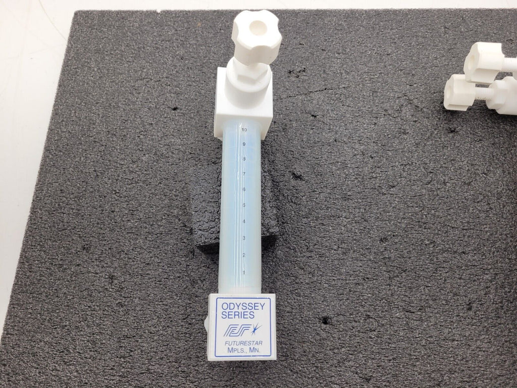 3x FutureStar 218-005, 220-010 Odyssey Series High Purity Fluid Flow Meter 1/4"