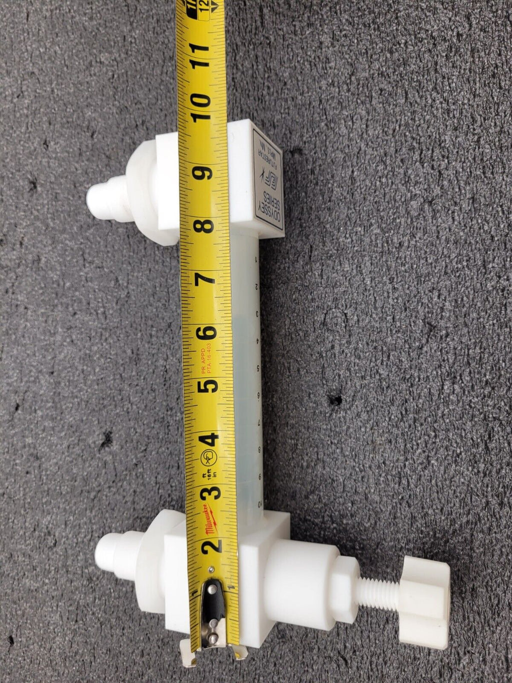 3x FutureStar 218-005, 220-010 Odyssey Series High Purity Fluid Flow Meter 1/4"