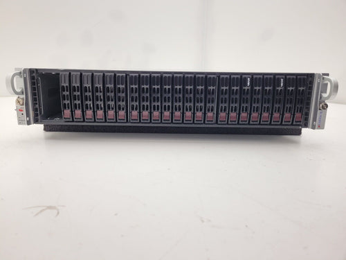 2U Server 24 Bay SFF X10DRU-i+ 4x NVMe 2x Intel E5-2630 V3 16 Core 128GB