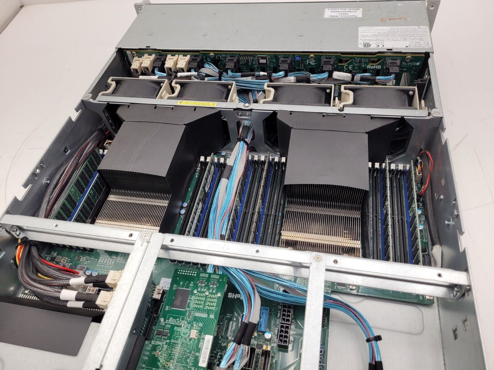 2U Server 24 Bay SFF X10DRU-i+ 4x NVMe 2x Intel E5-2630 V3 16 Core 128GB