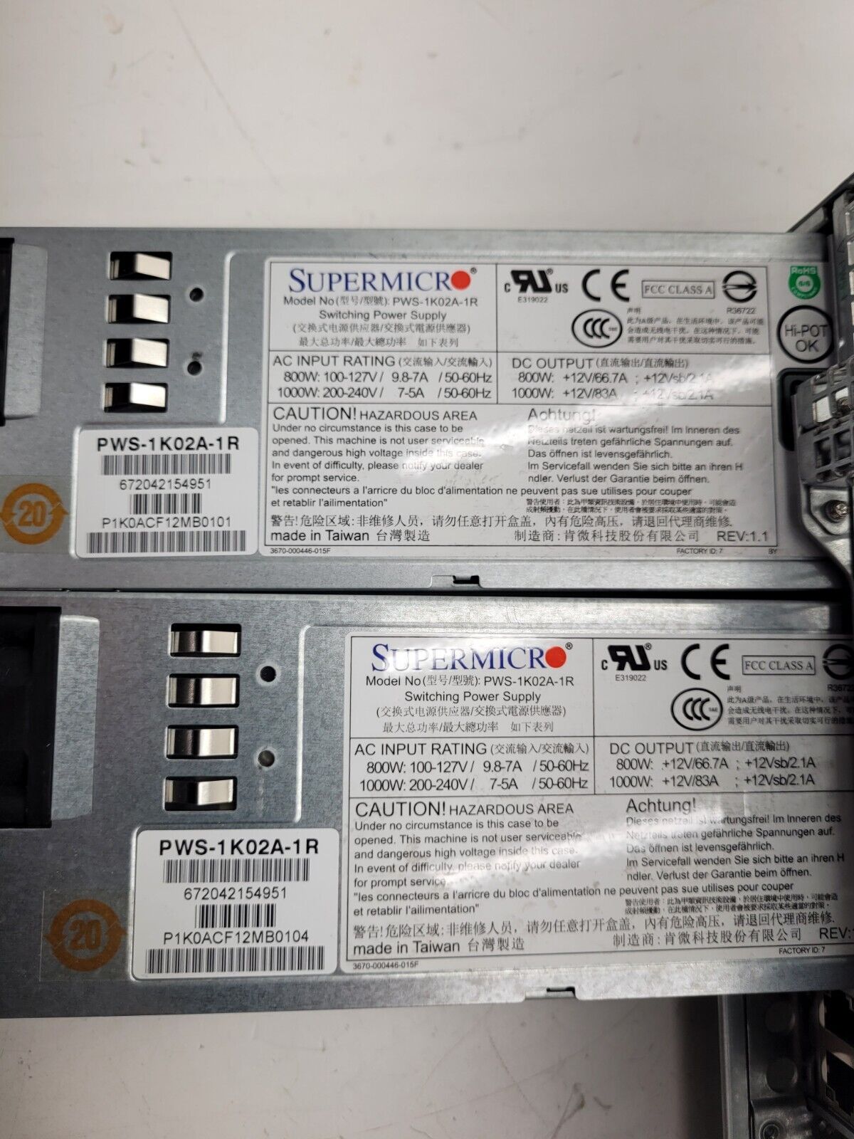 2U Server 24 Bay SFF X10DRU-i+ 4x NVMe 2x Intel E5-2630 V3 16 Core 128GB