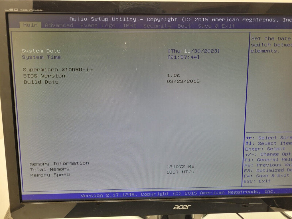 2U Server 24 Bay SFF X10DRU-i+ 4x NVMe 2x Intel E5-2630 V3 16 Core 128GB