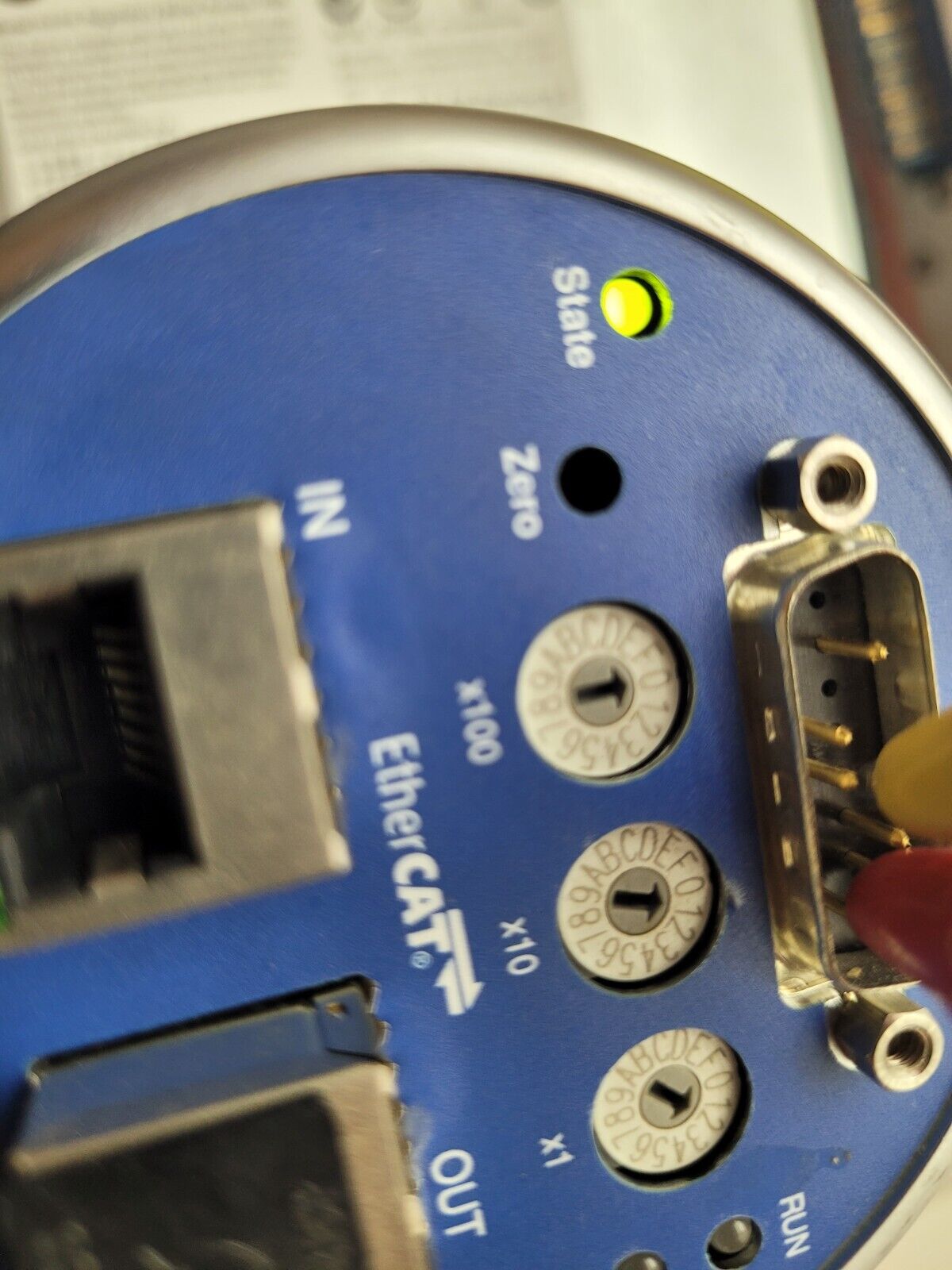 MKS DA02A EtherCAT e-Barotron Digital Capacitance Manometer 500 Torr Powers Up
