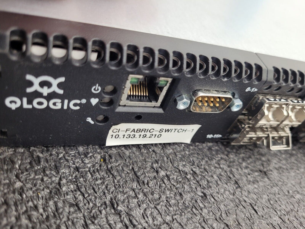 QLogic SANbox 5800 5802 SB5802V-20A8 Switch 8GB Fibre Channel FC SFP