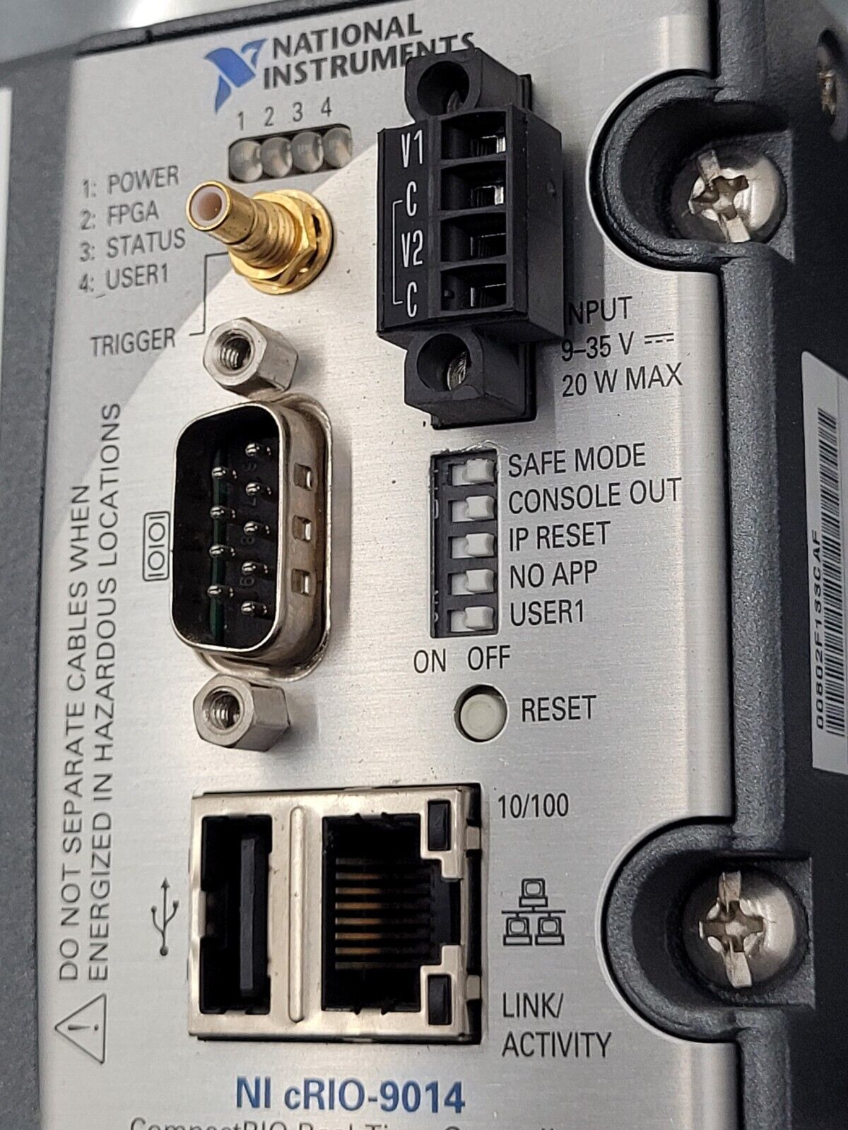 National Instruments NI cRIO-9014 CompactRIO Controller w/ 8 Slot cRIO-9104